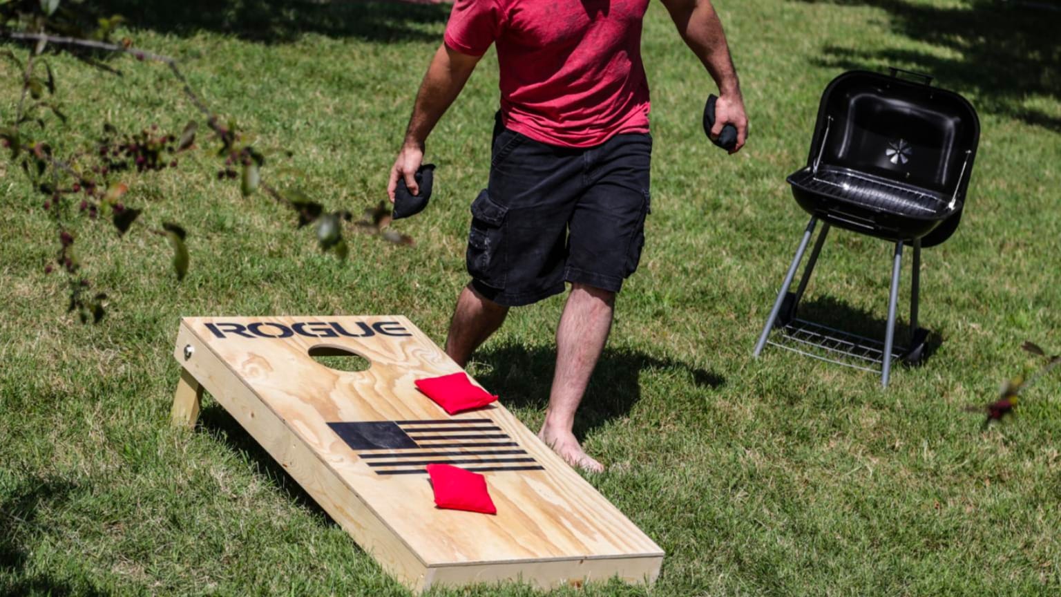 Rogue Cornhole Set Bean Bags Board Rogue Fitness